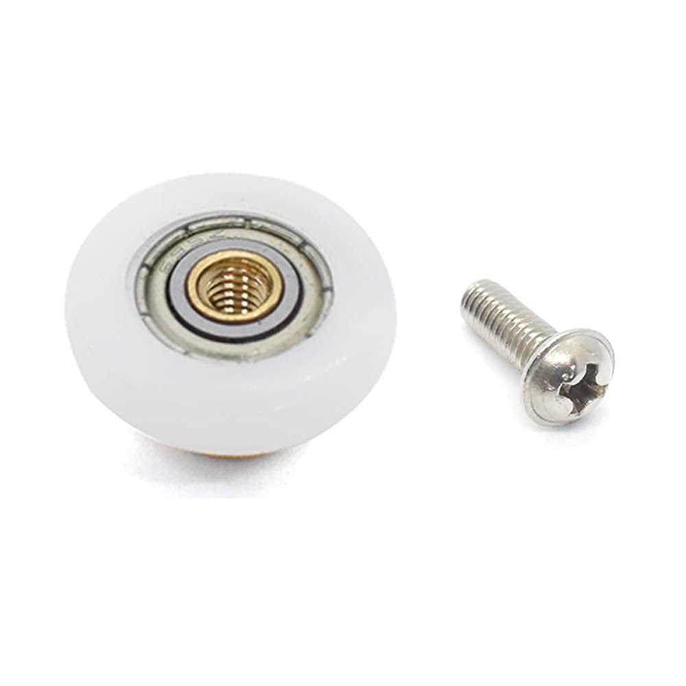 4pcs x Shower Door Rollers,Roller Diameter 19/23/25mm for The Bathroom Pan Glass Sliding Door Pulleys/Runners/Wheels - Image 3