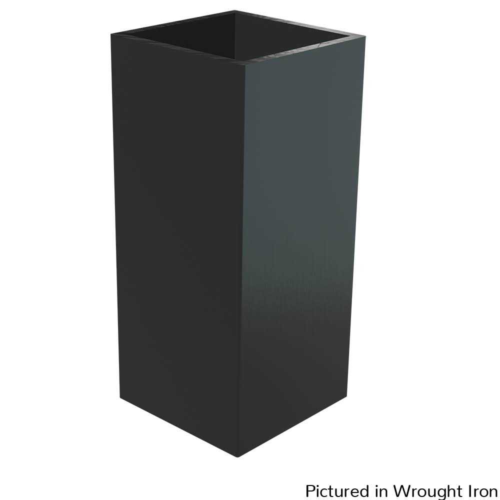 Brown Wood Products 3W x 3D x 4 1/2H Square Metal Sleeve for Square Legs - Image 3