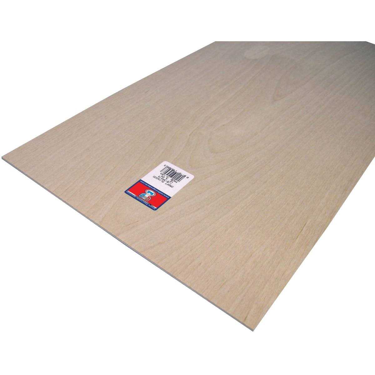 Craft Plywood 1/8 x 12 x 24, The Product Is 1/8X12X24 Craft Plywood by Midwest Products Co