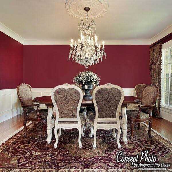 American Pro Decor 3-1/8 in. x 3-1/8 in. x 6 in. Long Plain Recycled Polystyrene Crown Molding Sample - Image 3