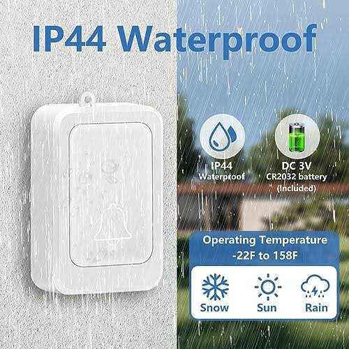 Loud Flash Doorbell with 7 Colors of Bright Light and 4 Volumes - Image 3