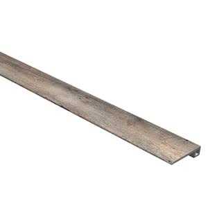 Cali Vinyl Pro Classic Gray Ash 1/2 in. Thick x 1-3/8 in. Wide x 72-5/6 in. Length Vinyl Reducer - Image 4