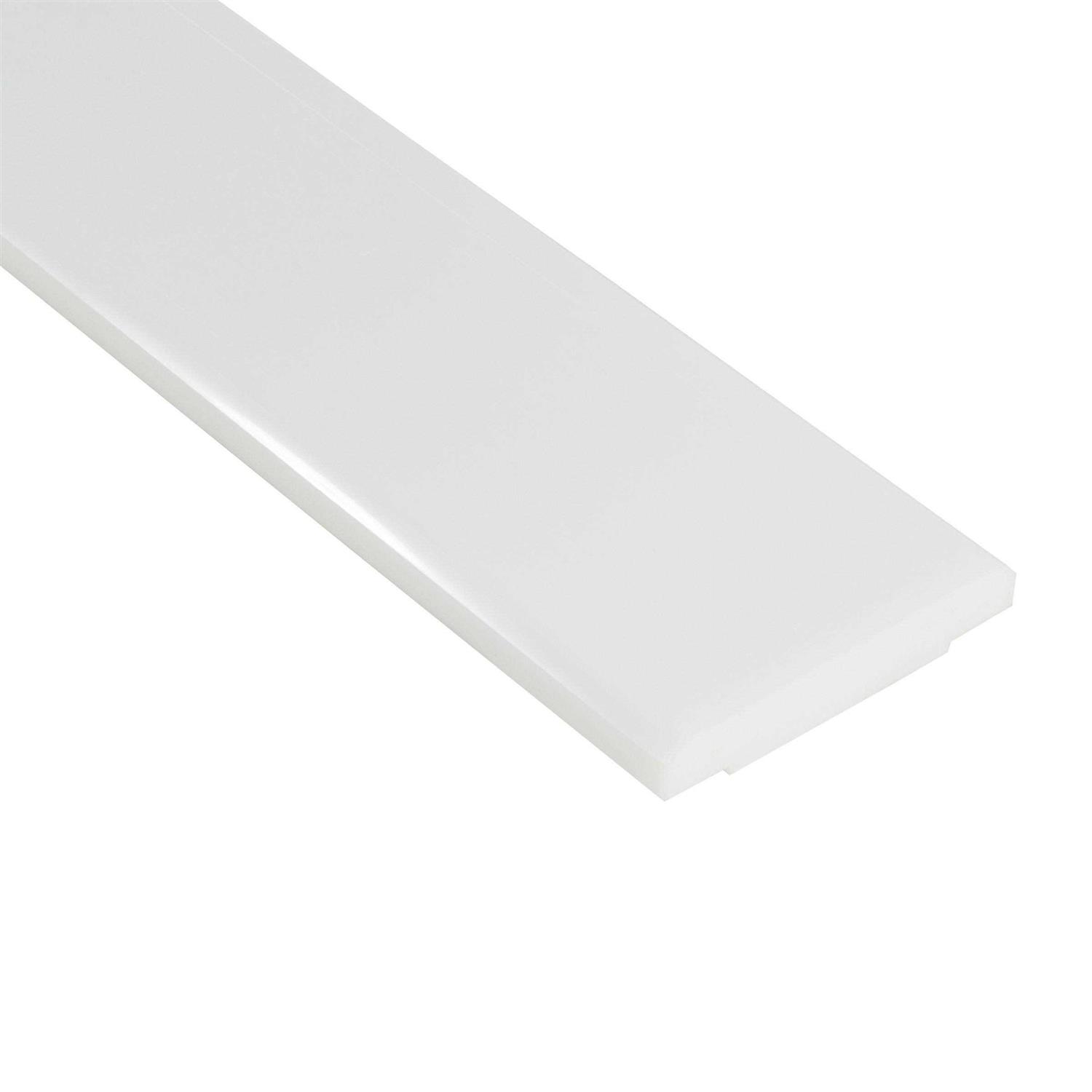 Maravilla Pure White 36 inch Glass Threshold - Image 3