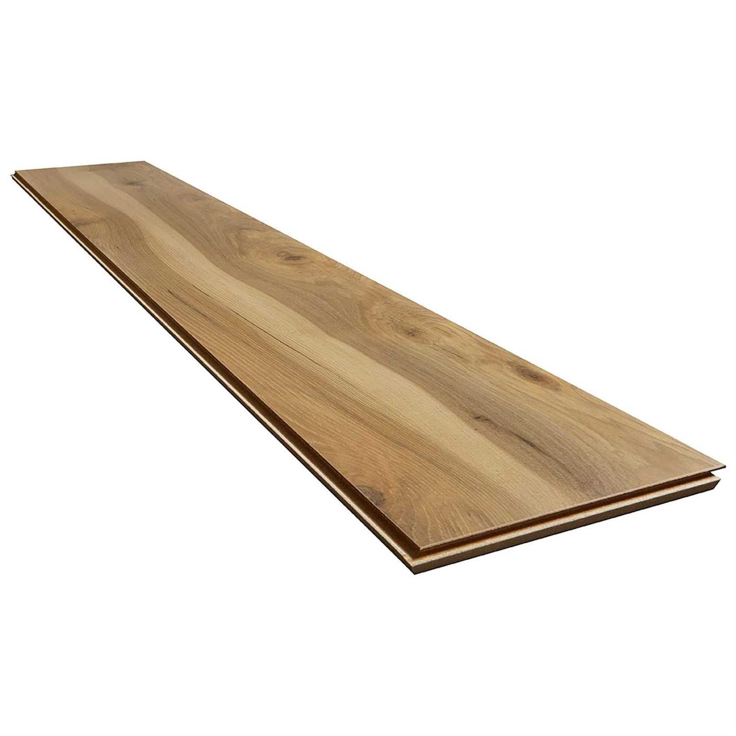 American Heritage Lawrenceville Hickory 12-mm T x 8-in W x 48-in L Wood Plank Laminate Flooring 361231-31569 - Image 4