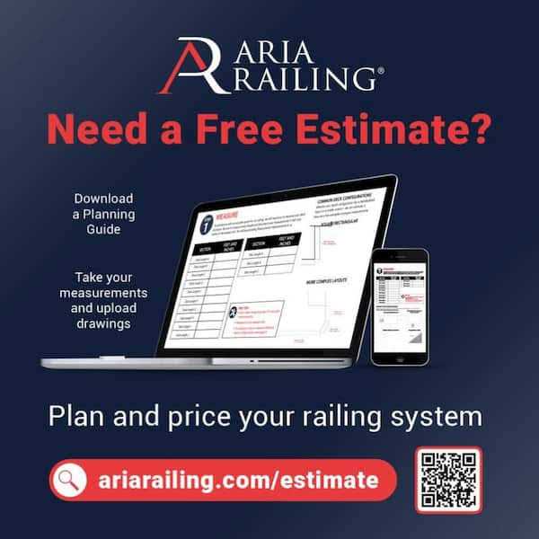 Aria Railing ADA Aluminum Pipe Rail and Return Kit - Image 3