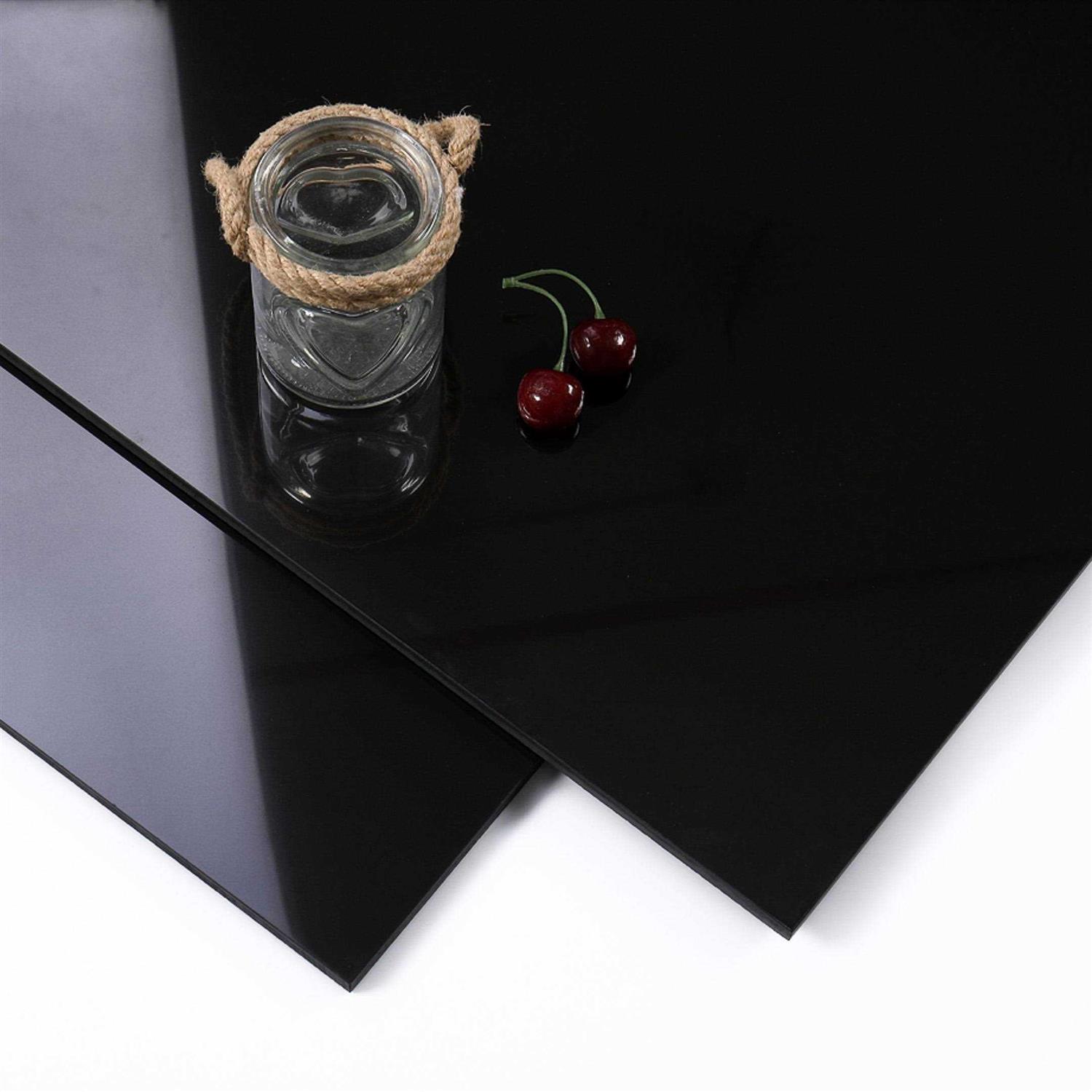 Nano Absolute Black 12 x 24 Polished Porcelain Floor Tile Qube Tiles - Image 2