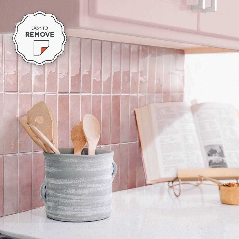 9'' W x 11.43'' L Gel Peel and Stick Mosaic Tile Smart Tiles - Image 4