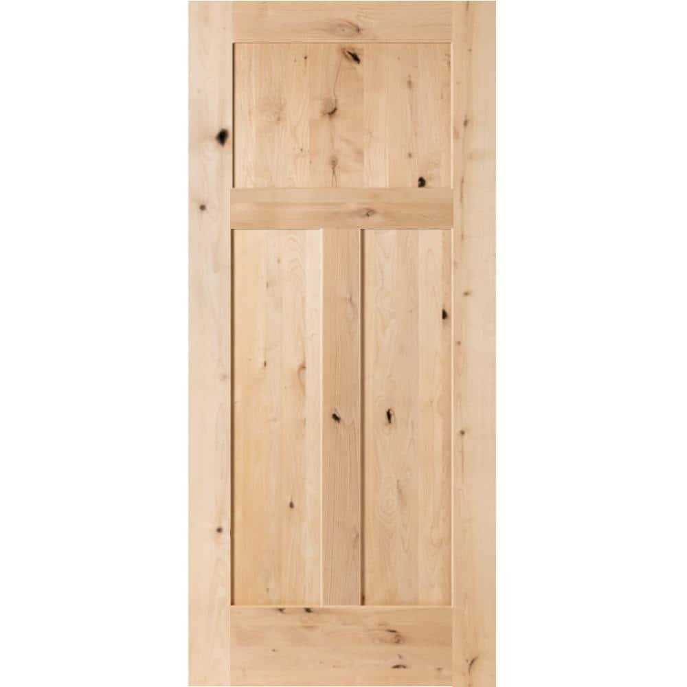 Krosswood Knotty Alder 3 Panel Craftsman Krosswood