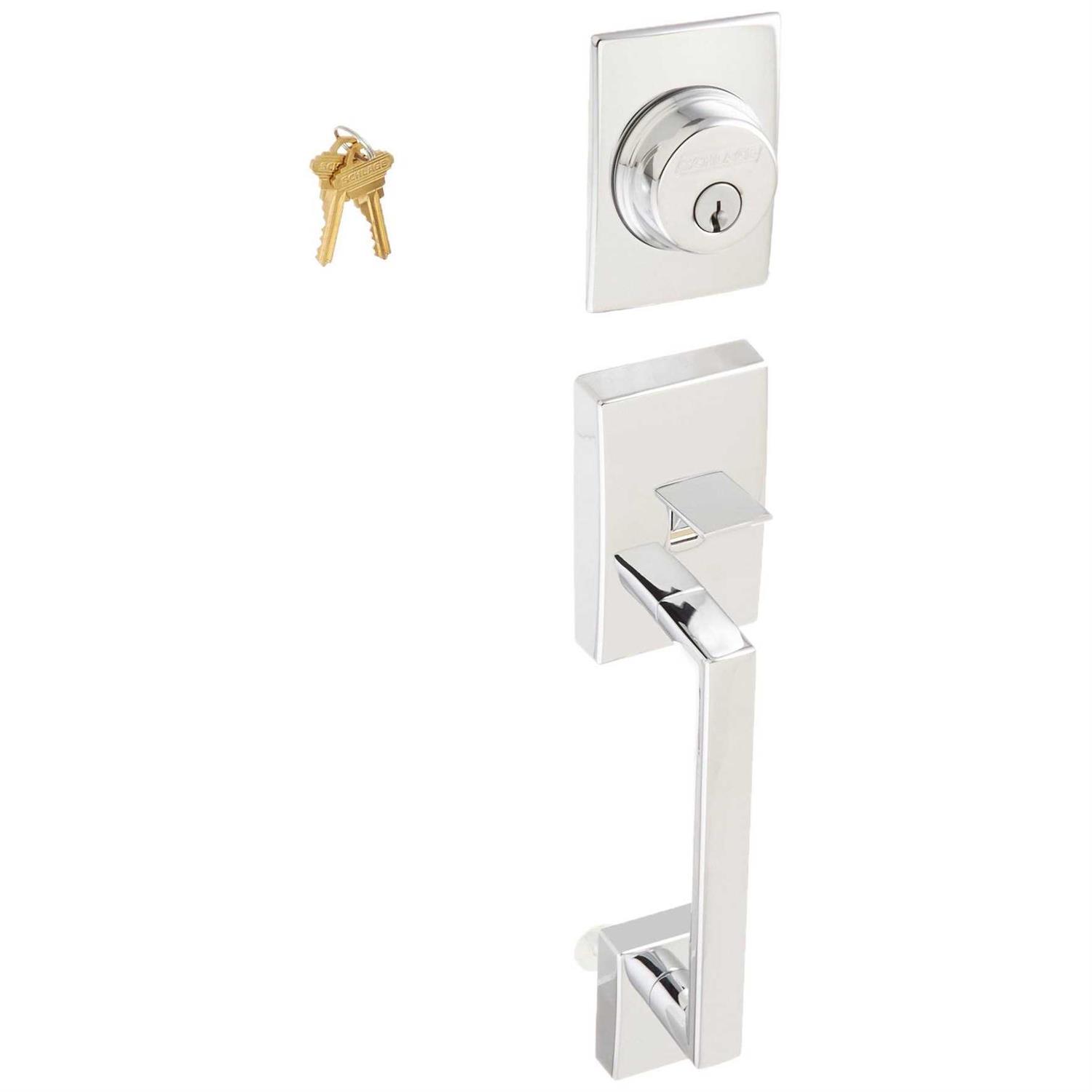 Schlage F58-CEN Century Single Cylinder Exterior Entrance Handleset
