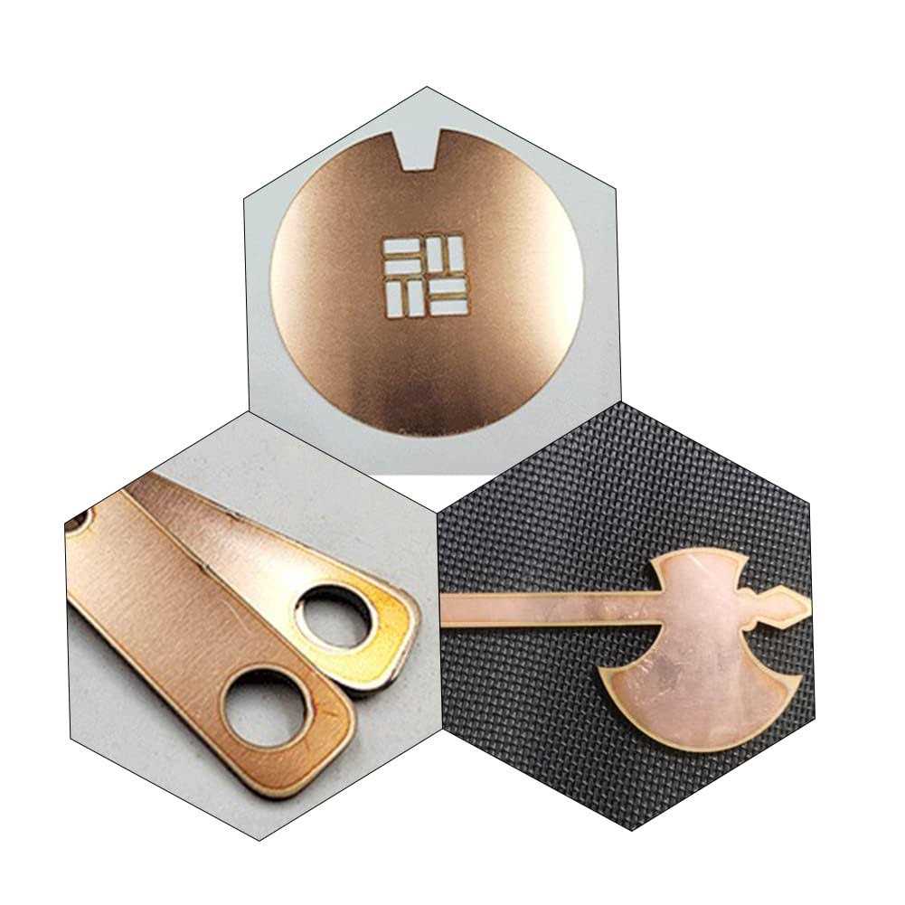 Tynulox 5 Pcs Pure Copper Round Plate Gauge Thickness x Diameter - Image 3