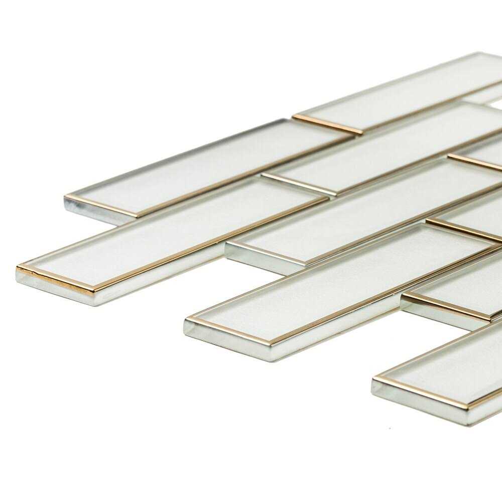 Athena 12 x 12 Glass Brick Joint Mosaic Wall Tile The Tile Life - Image 3