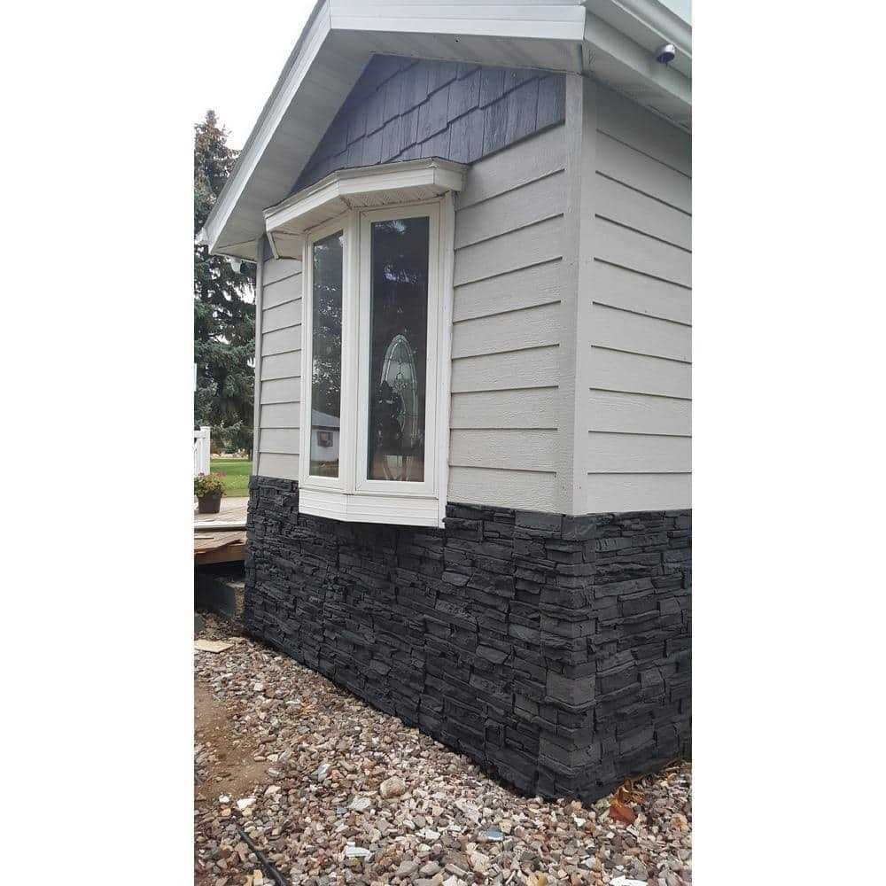 GenStone Stacked Stone Corner Panel Right 0.98-sq ft Iron Ore Faux Stone Veneer - Image 3