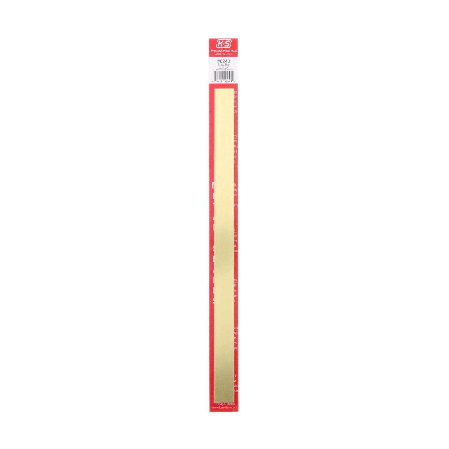 K&S Brass 3/4 in. x 12 in. Strip Stock - Image 3