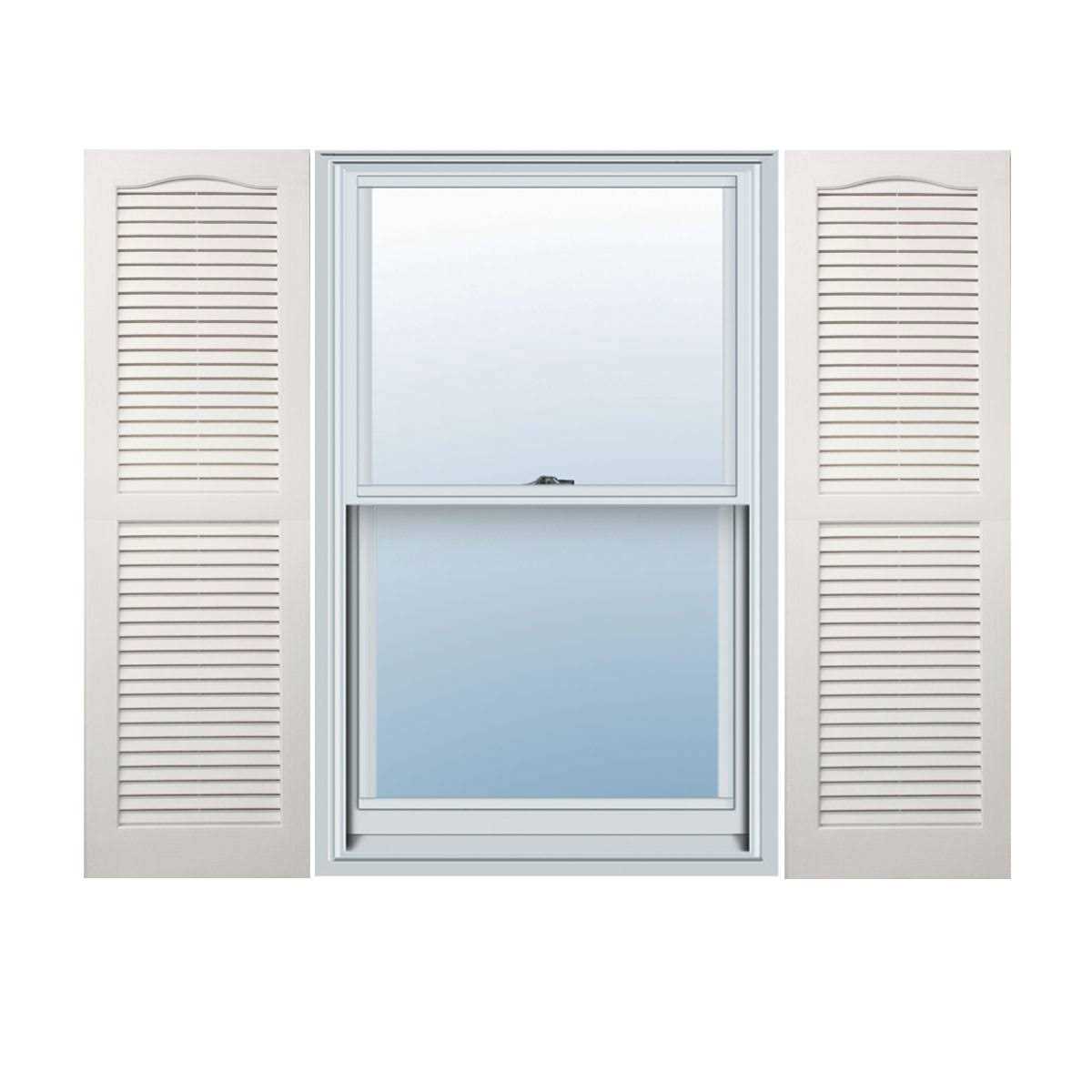Alpha Shutters Exterior 14x22 x Louvered Shutter - Image 3