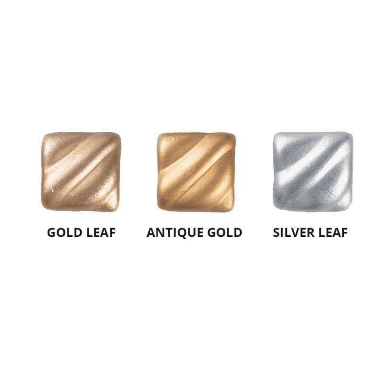 Amaco Rub 'n Buff Color Kit Gold Leaf and Silver Leaf 15ml Tubes Wax Metallic Finish - Image 4