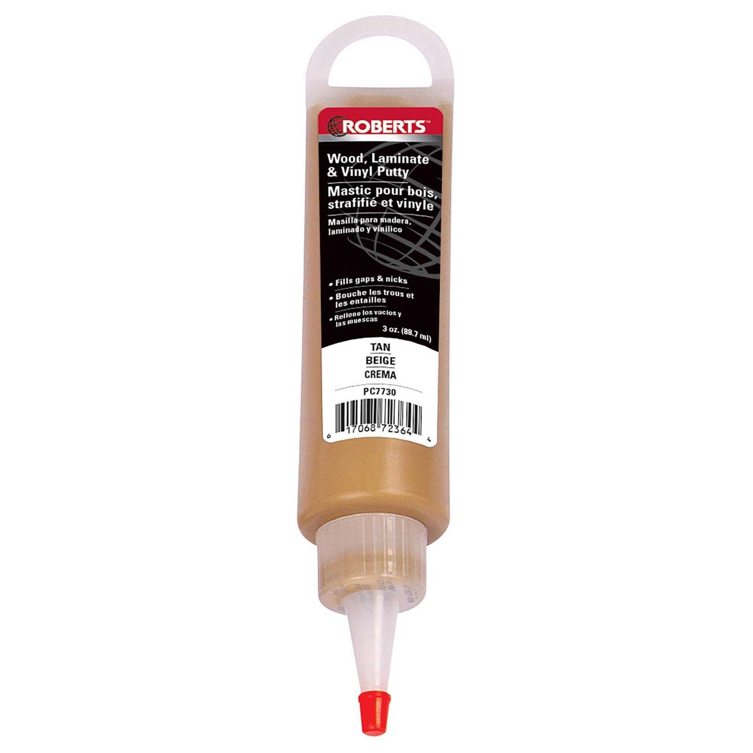 Roberts 3 oz. Tan Wood, Laminate and Vinyl Putty
