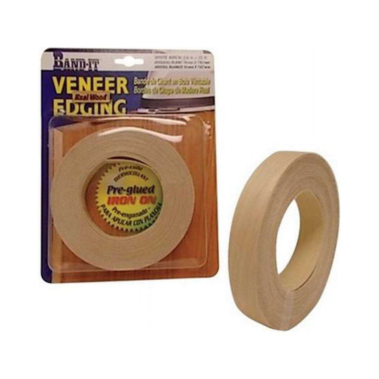 Band-It 34250 0.75 in. x 25 ft. White Birch Wood Veneer Edge Banding - Image 4