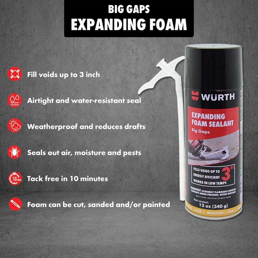 Wurth Expanding Foam Sealant - Image 4