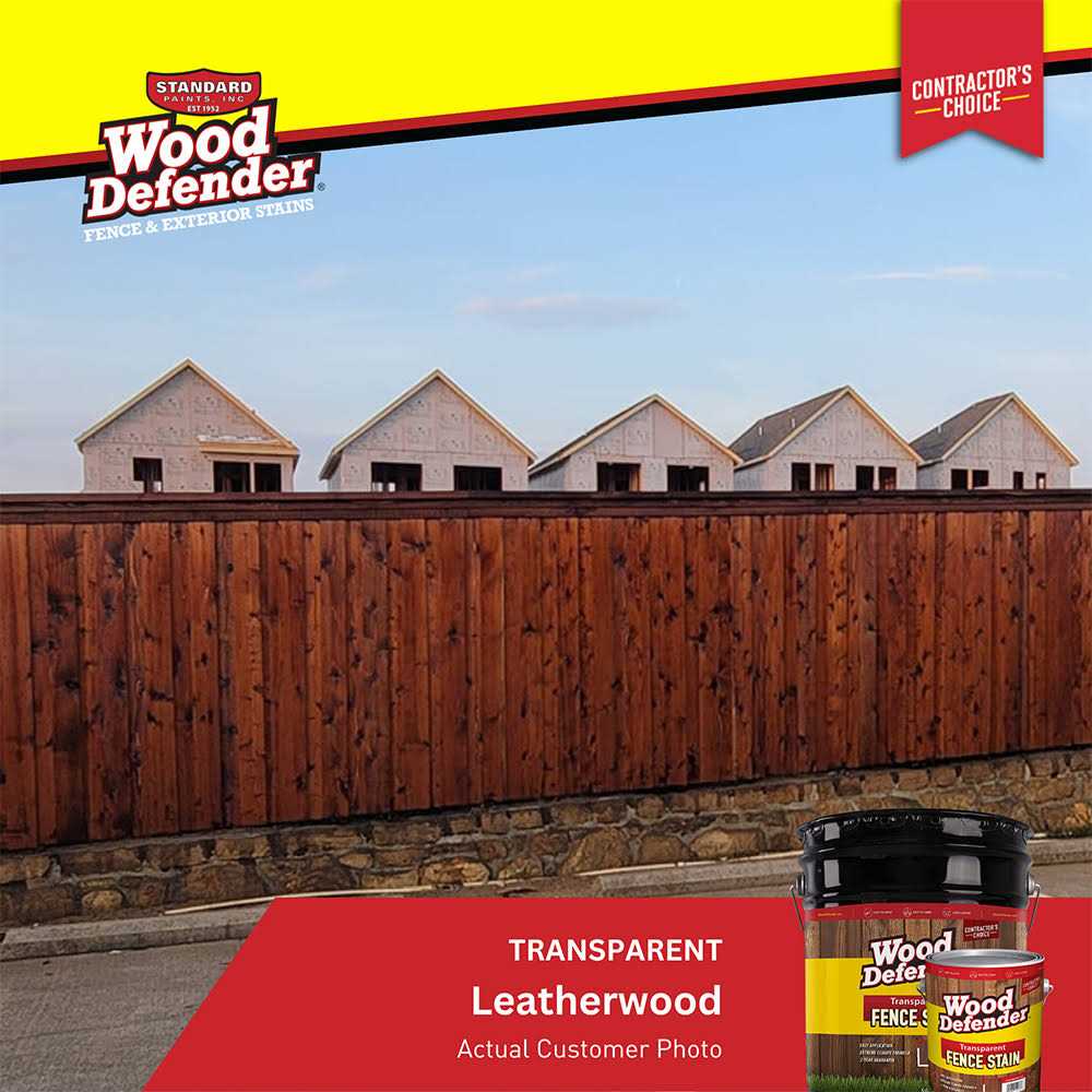 Wood Defender Transparent Fence Stain - Image 4