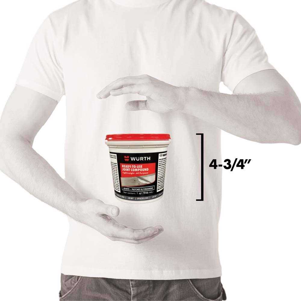 Wurth Ready-to-Use Lightweight Joint Compound 32oz - Image 4