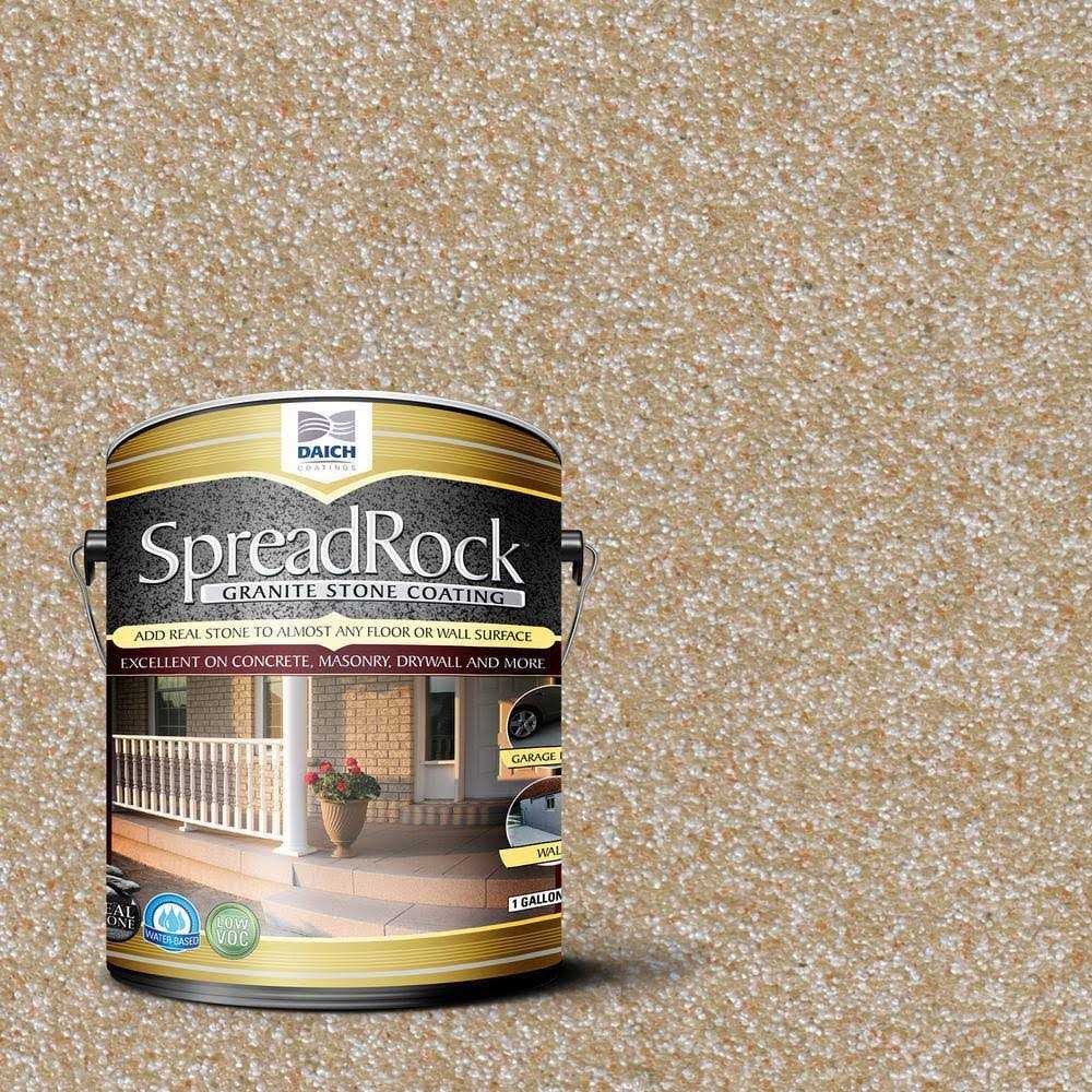 SpreadRock Granite Stone Coating Satin Interior/Exterior Concrete Resurfacer and Sealer