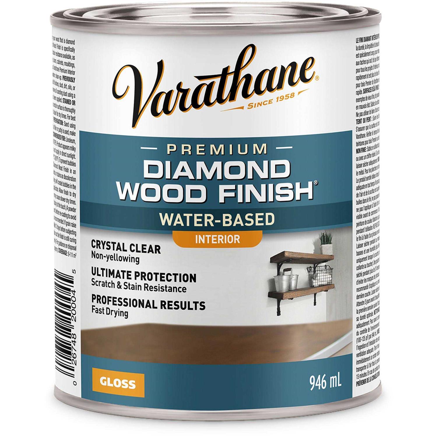 Varathane 1 Qt. Clear Gloss Water-Based Interior Polyurethane - Image 3