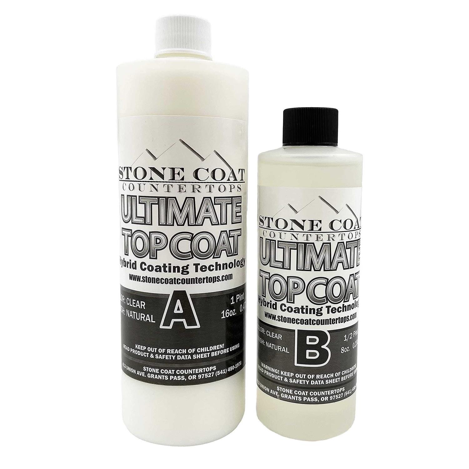 Stone Coat Countertops Ultimate Top Coat Epoxy DIY Epoxy Resin Kit with Extra Scratch Resistance and UV Resistance for Protecting Your Surface!