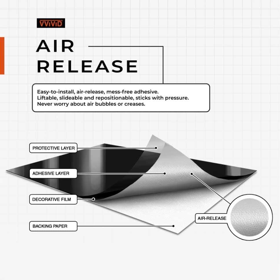 VViViD Gloss Chrome Air-Release Vinyl Adhesive Tape Roll - Image 5