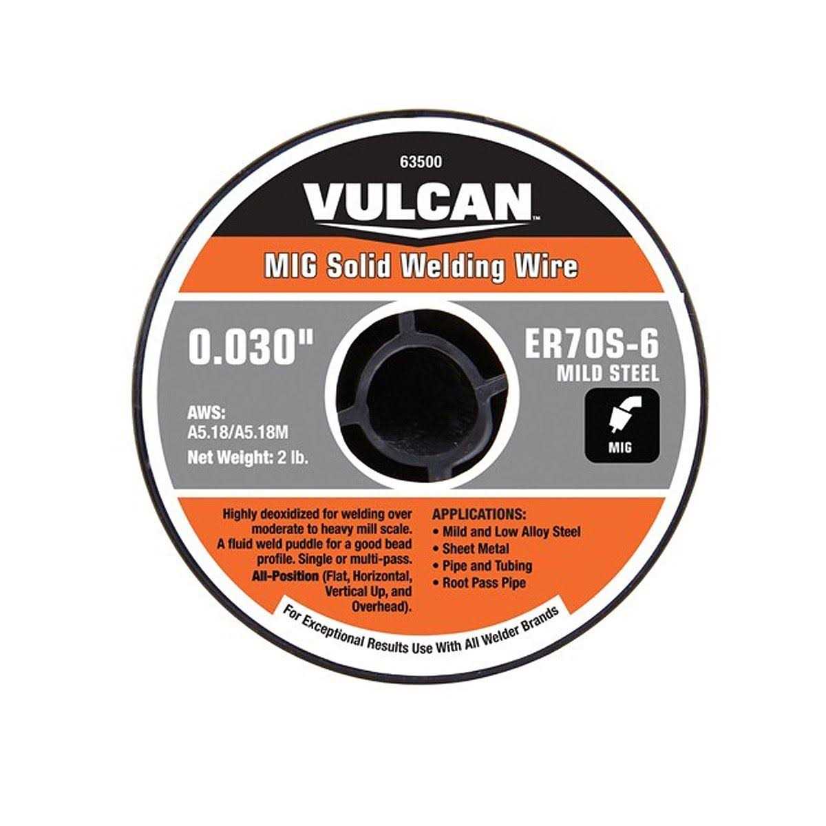 Vulcan 63500 0.030 in. ER70S-6 MIG Solid Welding Wire - Image 5