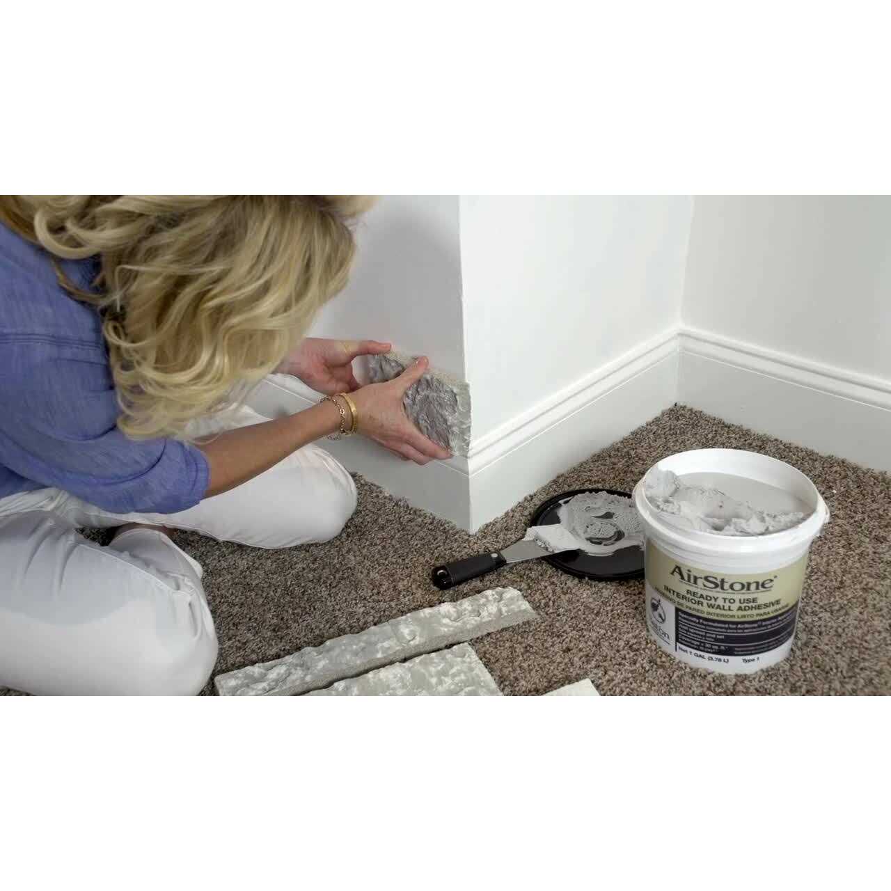 Airstone IA1O 1 gal. Interior Stone Veneer Adhesive - Image 5