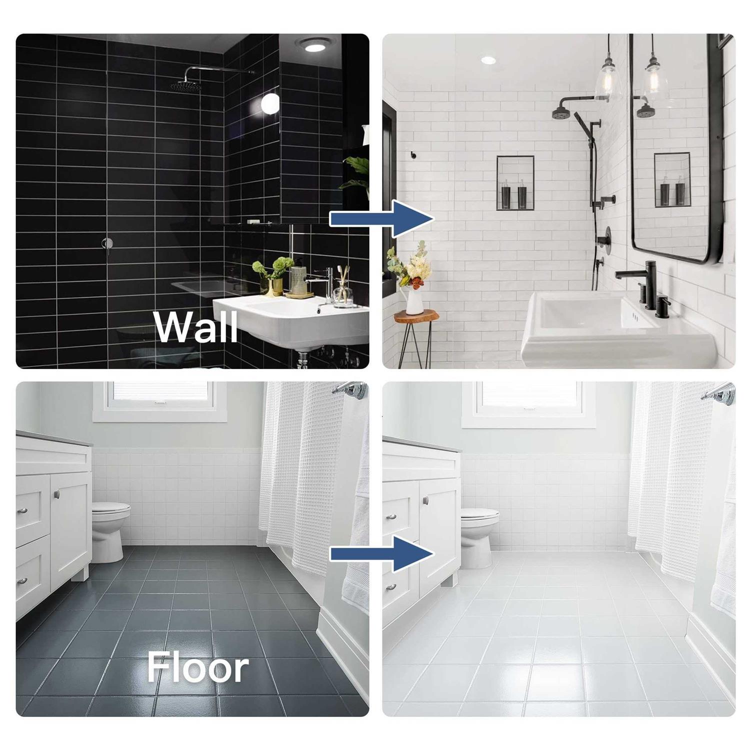 DWIL Tub and Tile Refinishing Kit Odorless Diy Sink Bathtub Countertop Repair - Image 2