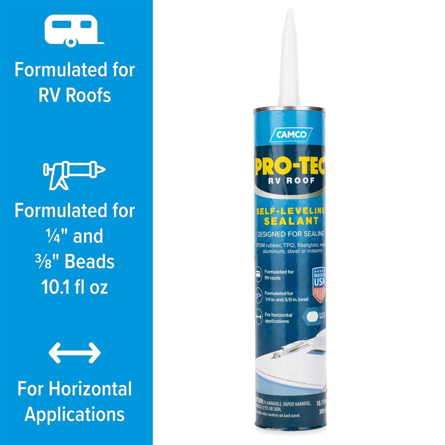 Camco Pro-Tec RV Roof Self-Leveling Sealant - Image 5
