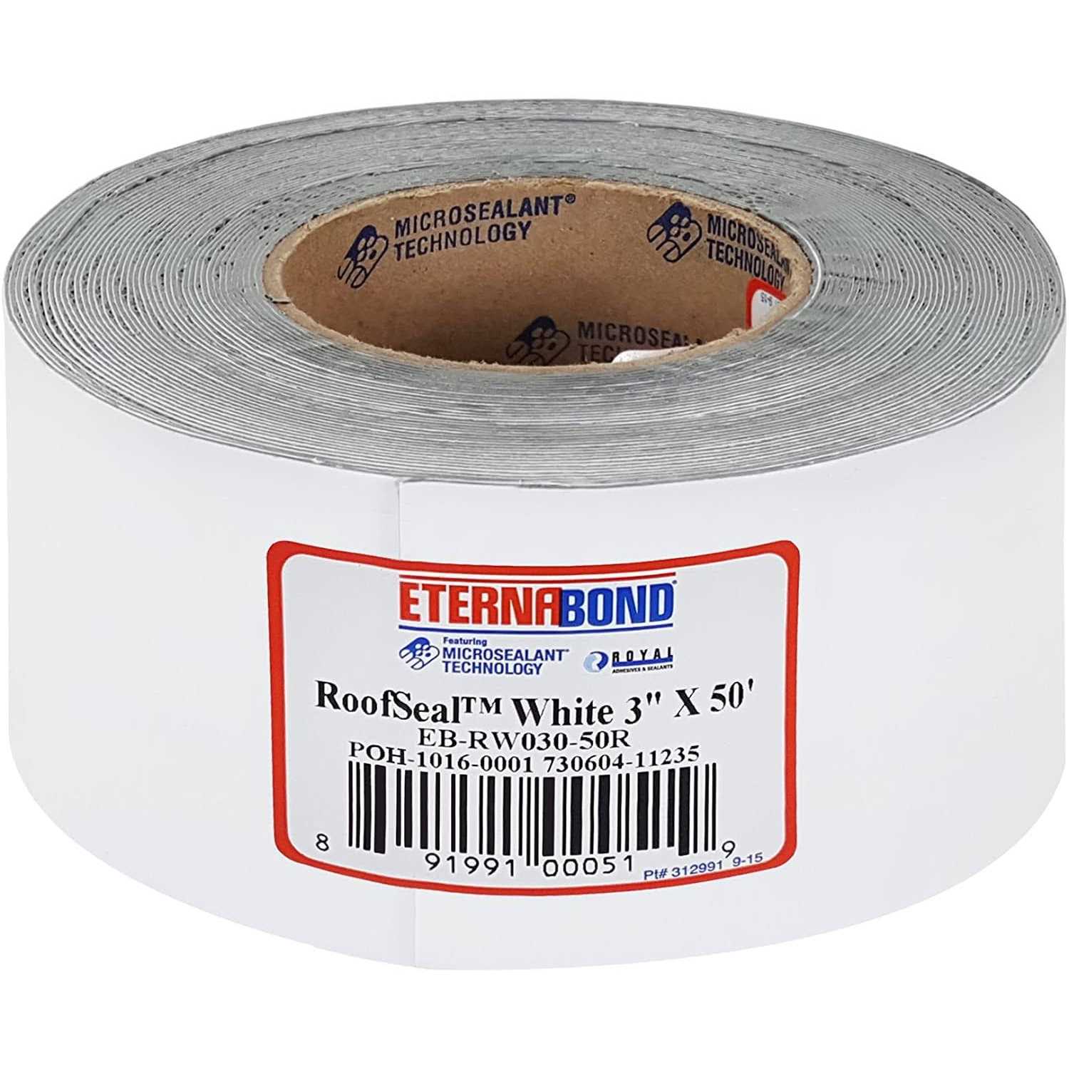 4 inch White Eternabond Roof Leak Repair Tape Patch Seal - Image 3