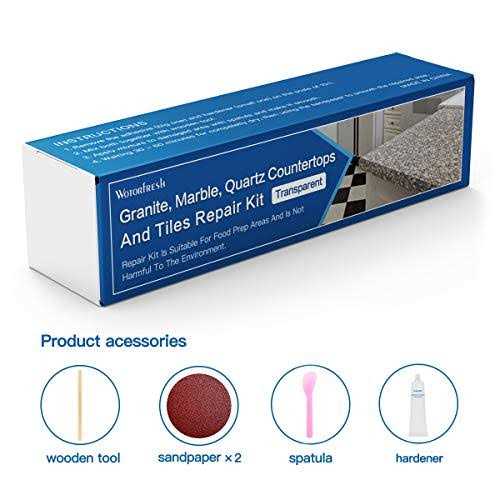 Ankita Granite, Marble and Quartz Countertops chip Repair Kit Fix Nicks, or Scratches on Granite, Porcelain, corian, Travertine, and Other Natural - Image 4
