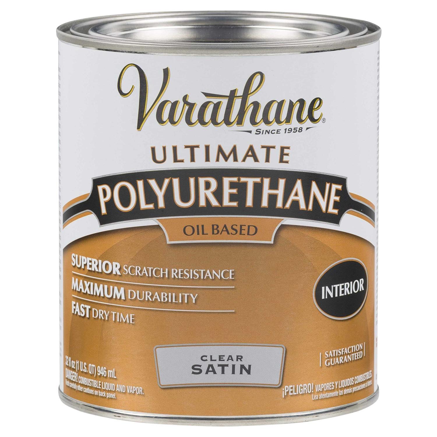 Varathane Clear Oil-Based Polyurethane 1 qt - Image 4