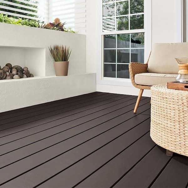 BEHR Premium 1 gal. #SC-105 Padre Brown Solid Color Waterproofing Exterior Wood Stain and Sealer - Image 3