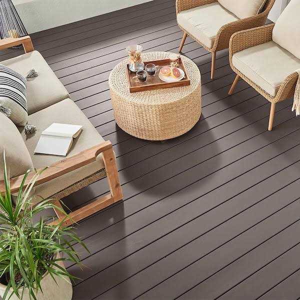 BEHR Premium 1 gal. #SC-105 Padre Brown Solid Color Waterproofing Exterior Wood Stain and Sealer - Image 4