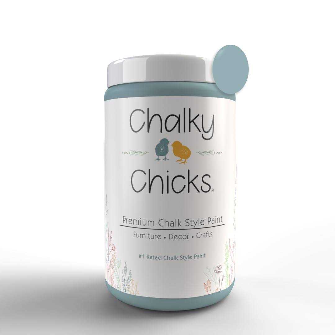 Chalky Chicks Premium Chalk Style Paint for Furniture Home Decor & DIY Crafts Eco Friendly No Sanding