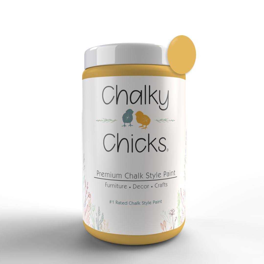 Chalky Chicks Premium Chalk Style Paint for Furniture Home Decor & DIY Crafts Eco Friendly No Sanding
