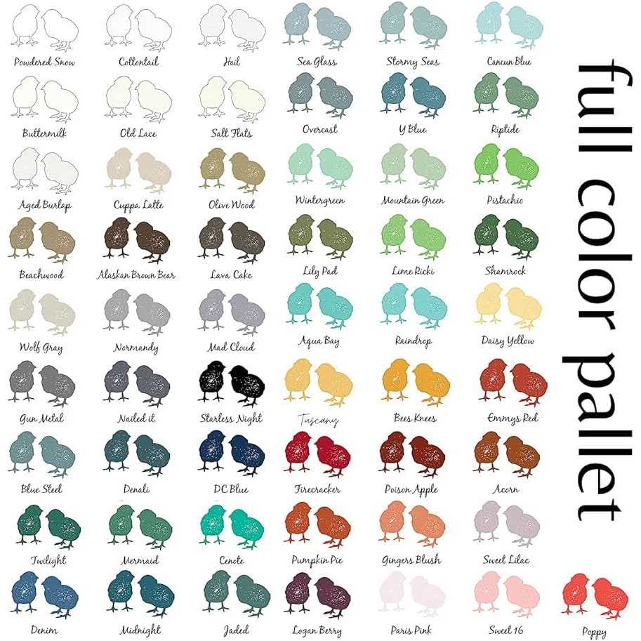 Chalky Chicks Premium Chalk Style Paint for Furniture Home Decor & DIY Crafts Eco Friendly No Sanding - Image 5