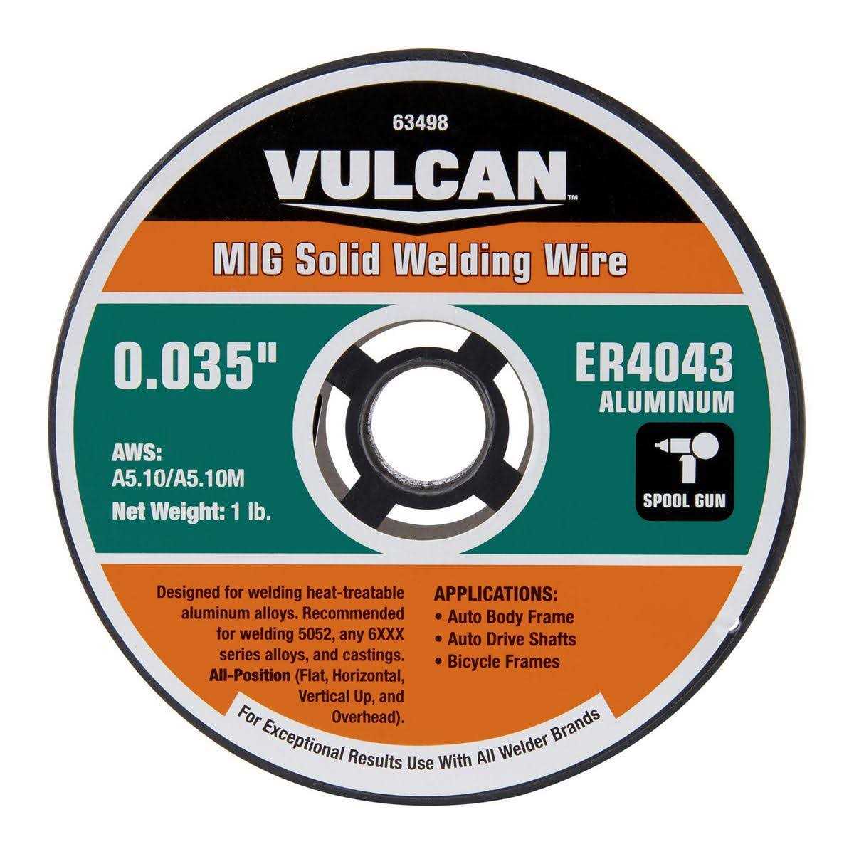 Vulcan 63498 0.035 in. ER4043 MIG Solid Welding Wire - Image 3