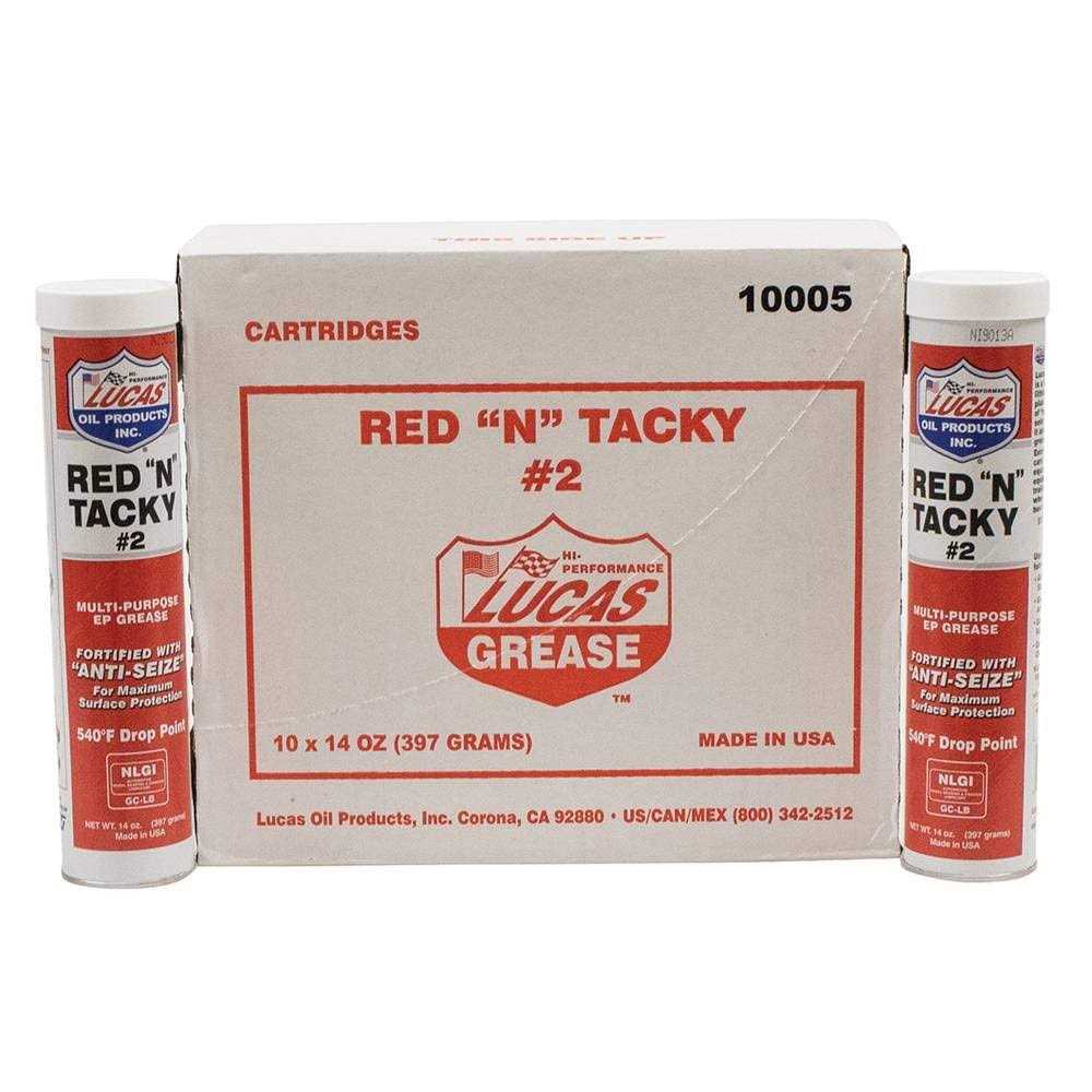 Stens Lucas Oil Red N Tacky Grease