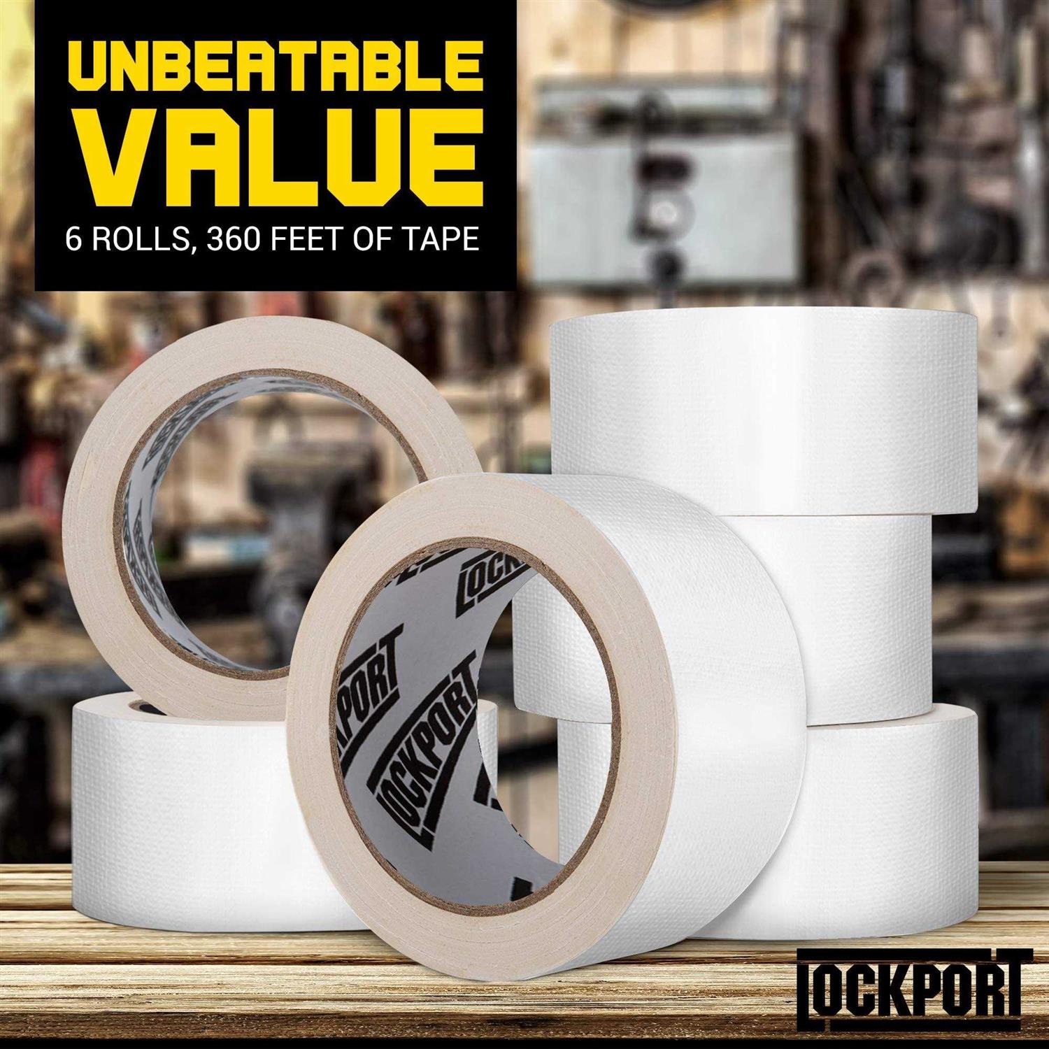 Lockport Duct Tape Heavy Duty 5 Roll Multi Pack Silver 90 Feet x 2 Inch - Image 5