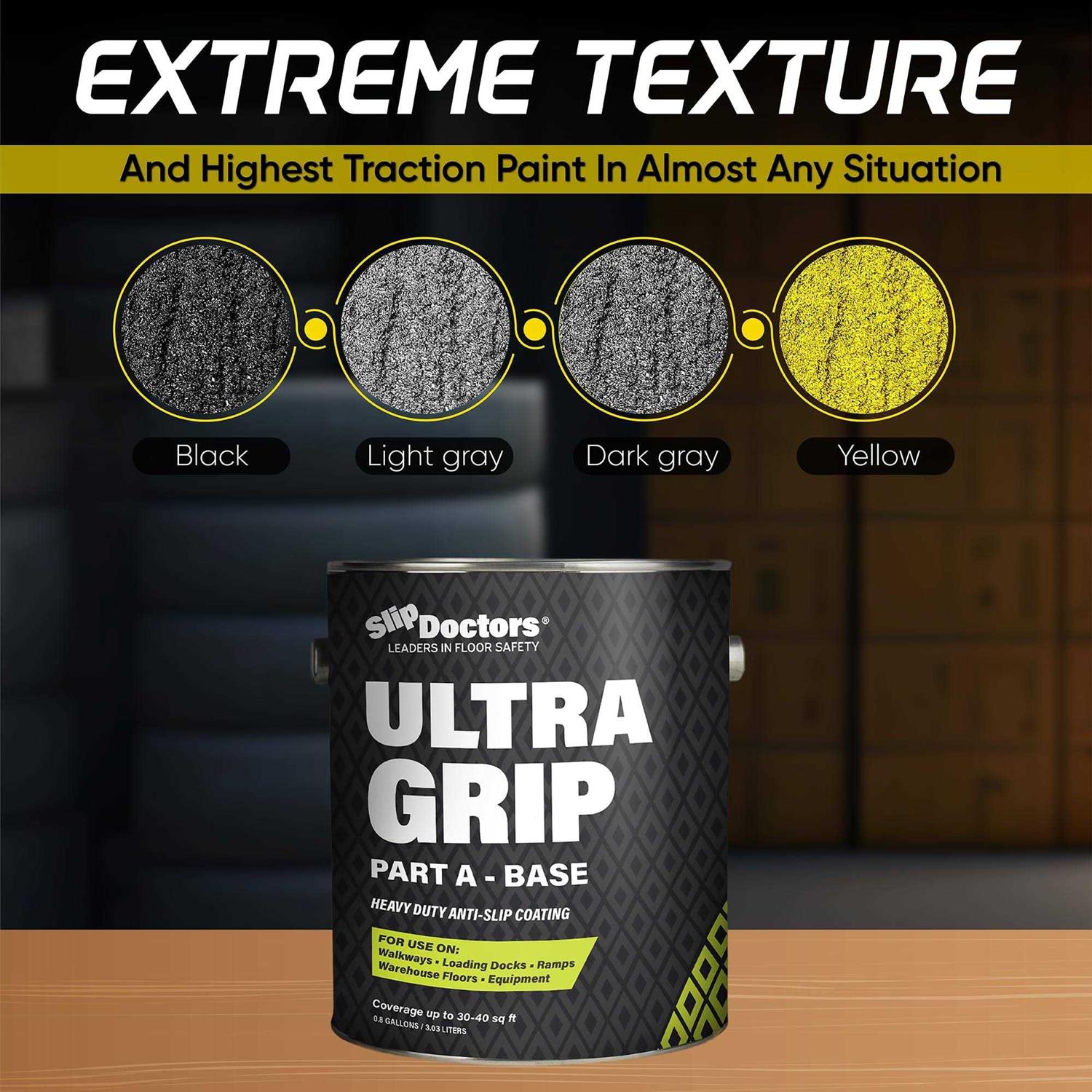 Ultra Grip Premium Extra Texture Non-Skid Epoxy Paint for Floors, Stairs and Ramps - Image 4