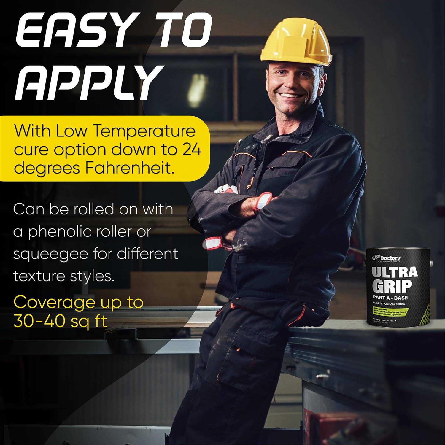 Ultra Grip Premium Extra Texture Non-Skid Epoxy Paint for Floors, Stairs and Ramps - Image 5