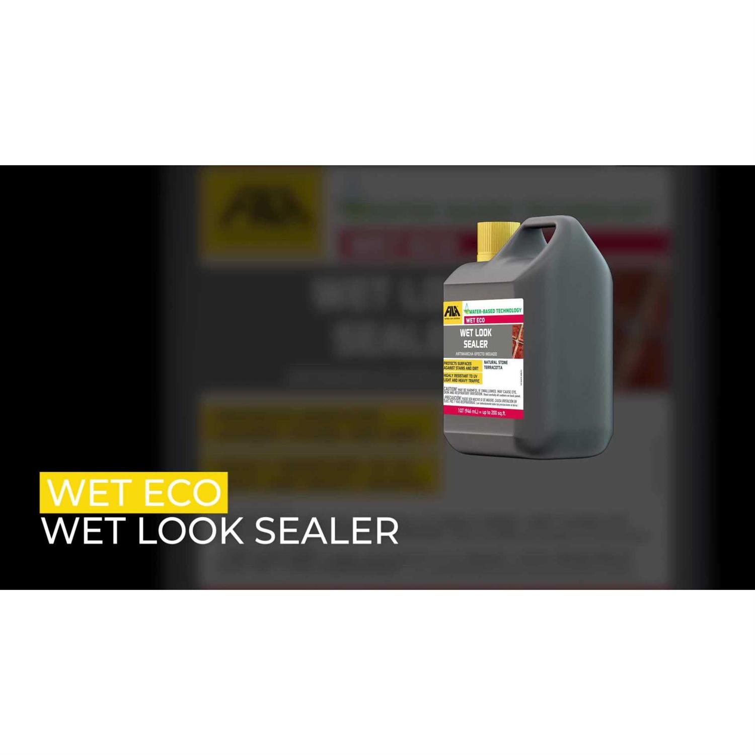 Fila Wet Eco 1 qt. Wet Look Stone Sealer - Image 3