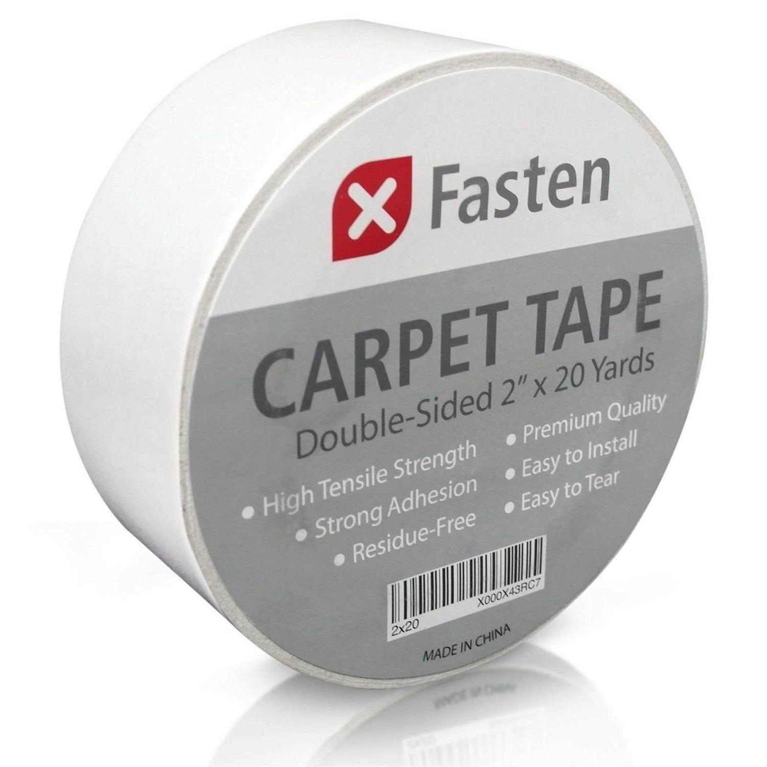 XFasten Tape 2 x Double Sided Carpet Tape for Area Rugs Over Carpet - Image 4