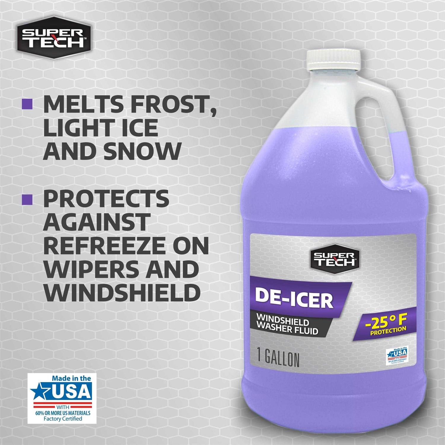 Super Tech Deicer 25f with Rain Repeller Winsdshield Washer Fluid - Image 2