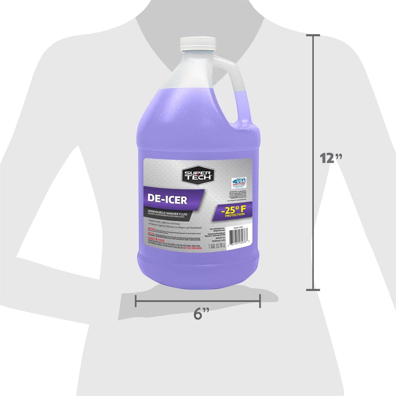Super Tech Deicer 25f with Rain Repeller Winsdshield Washer Fluid - Image 3