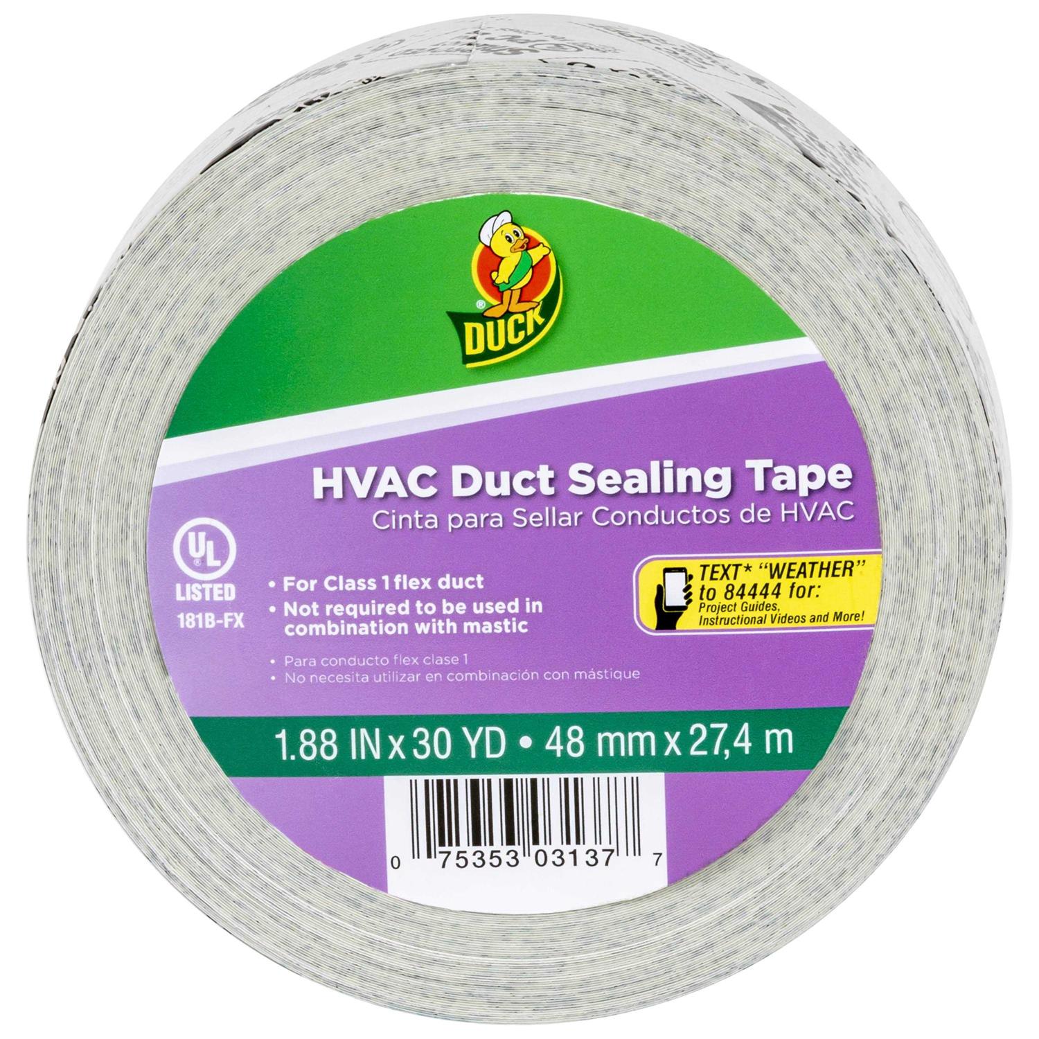 Duck Brand HVAC Duct Sealing Tape Silver - Image 2
